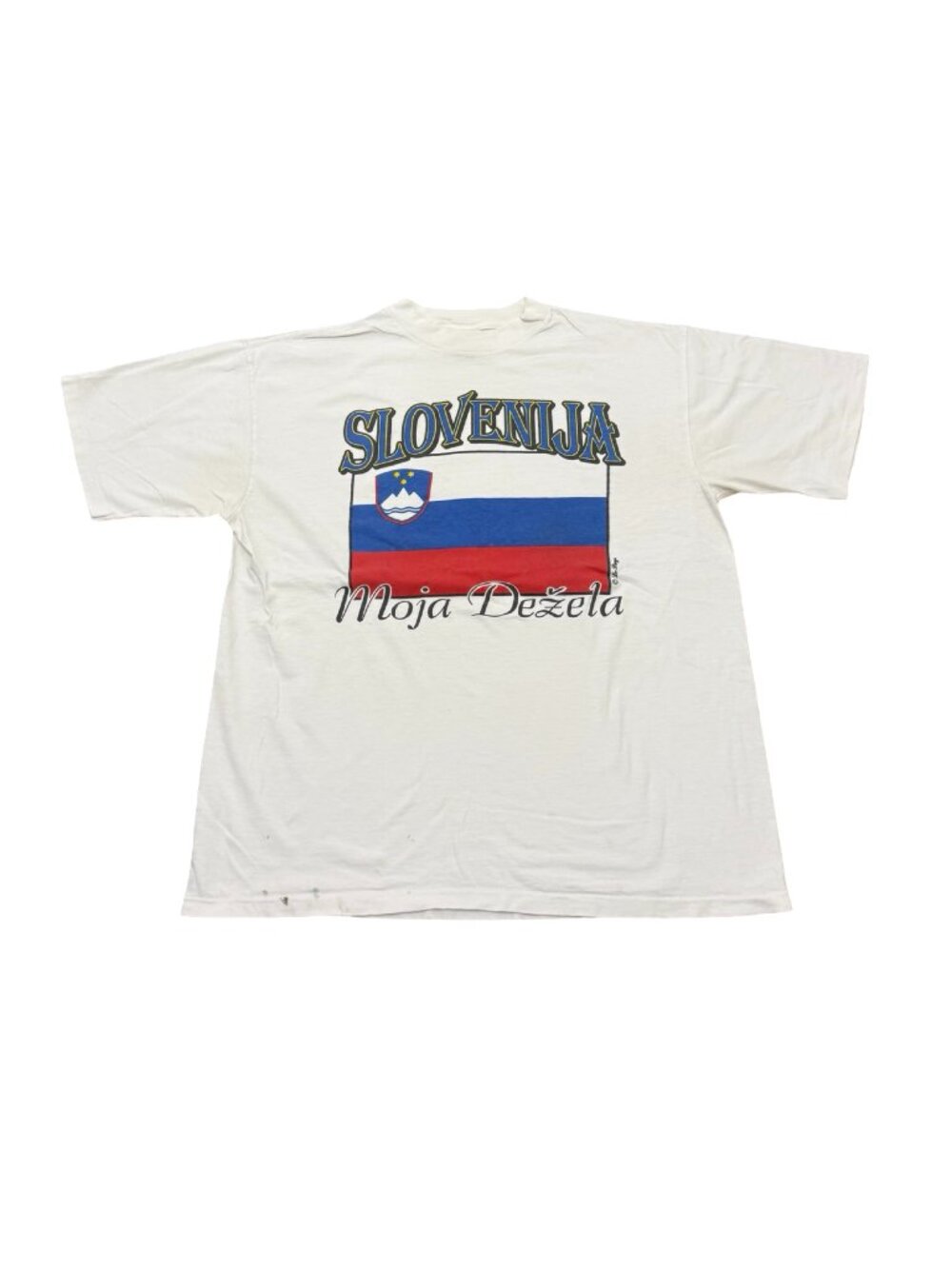 Vintage 1990s Slovenia “Moja Dežela” Single Stitch T-Shirt USA Made